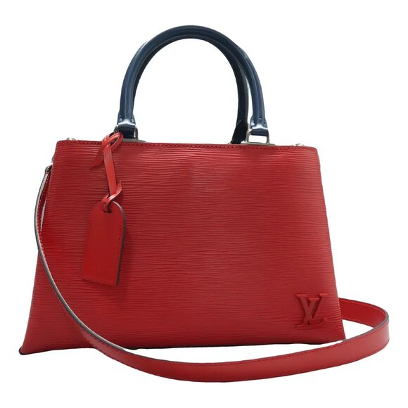 Louis Vuitton Kleber Red EPI Leather Satchel 1116-060525